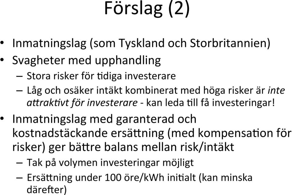 investeringar!