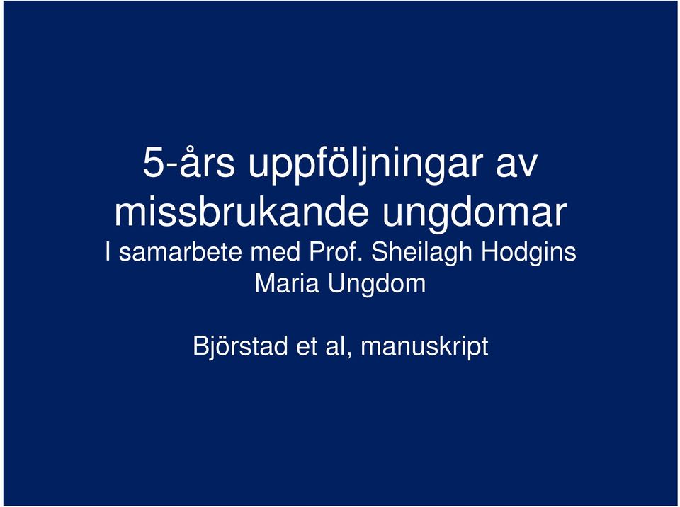 samarbete med Prof.