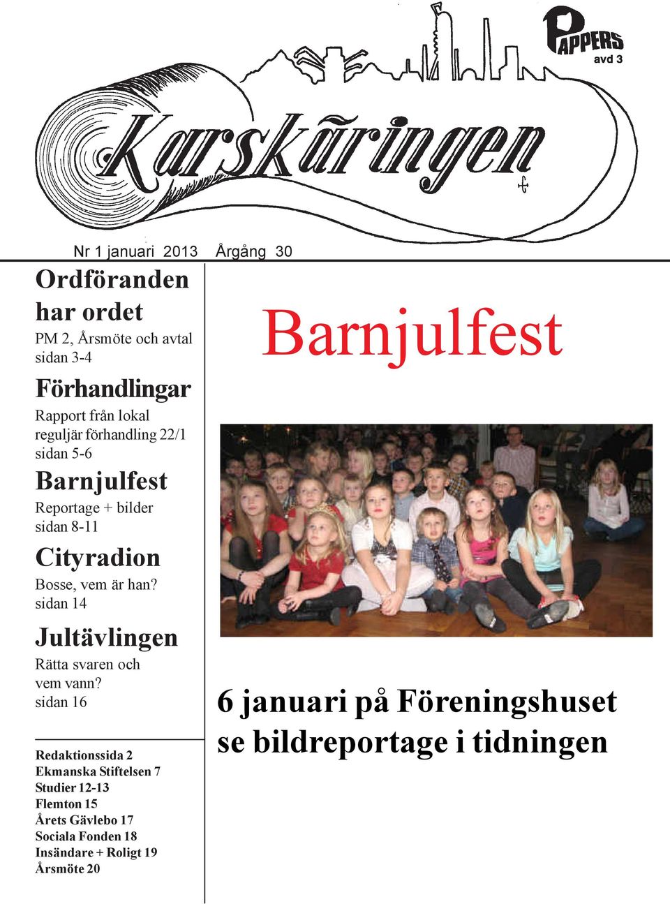 sidan 14 Jultävlingen Rätta svaren och vem vann?