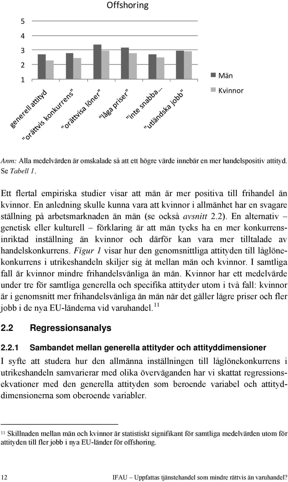 En anledning skulle kunna vara att kvinnor i allmänhet har en svagare ställning på arbetsmarknaden än män (se också avsnitt 2.2).