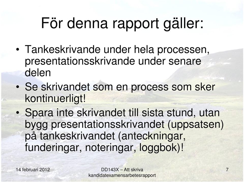 sker kontinuerligt!