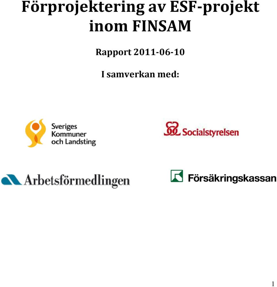 FINSAM Rapport