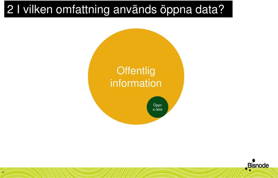 öppna data?