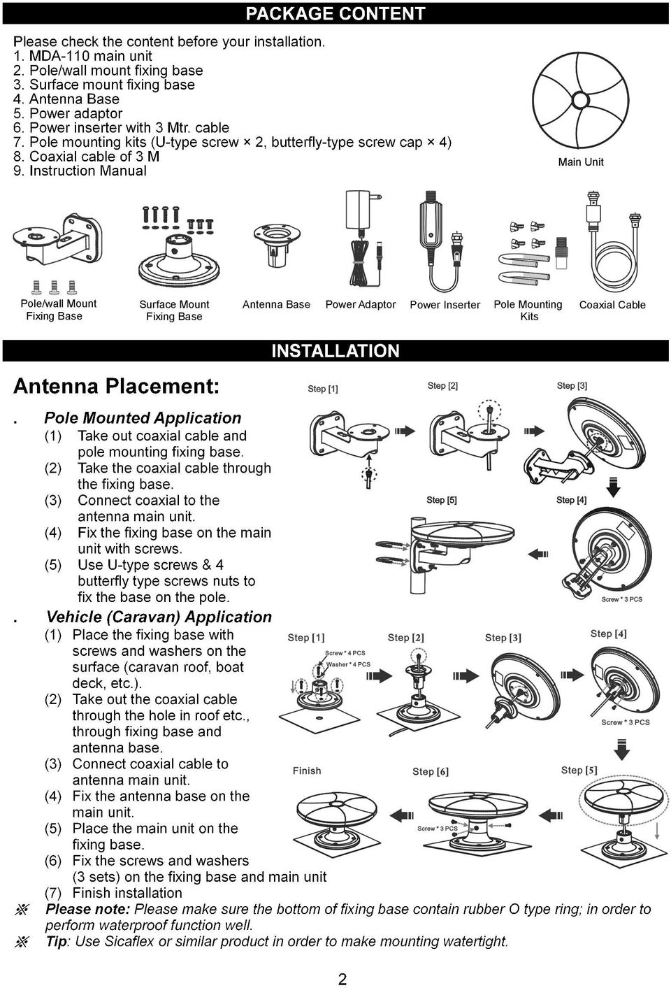 Antenna Base Power Adaptor 2 Power