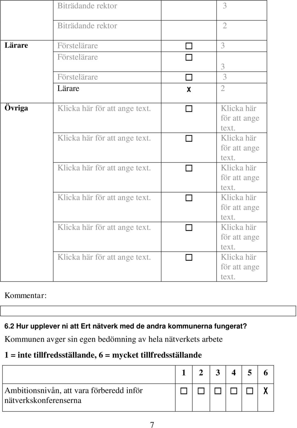 2 Hur upplever ni att Ert nätverk med de andra kommunerna fungerat?