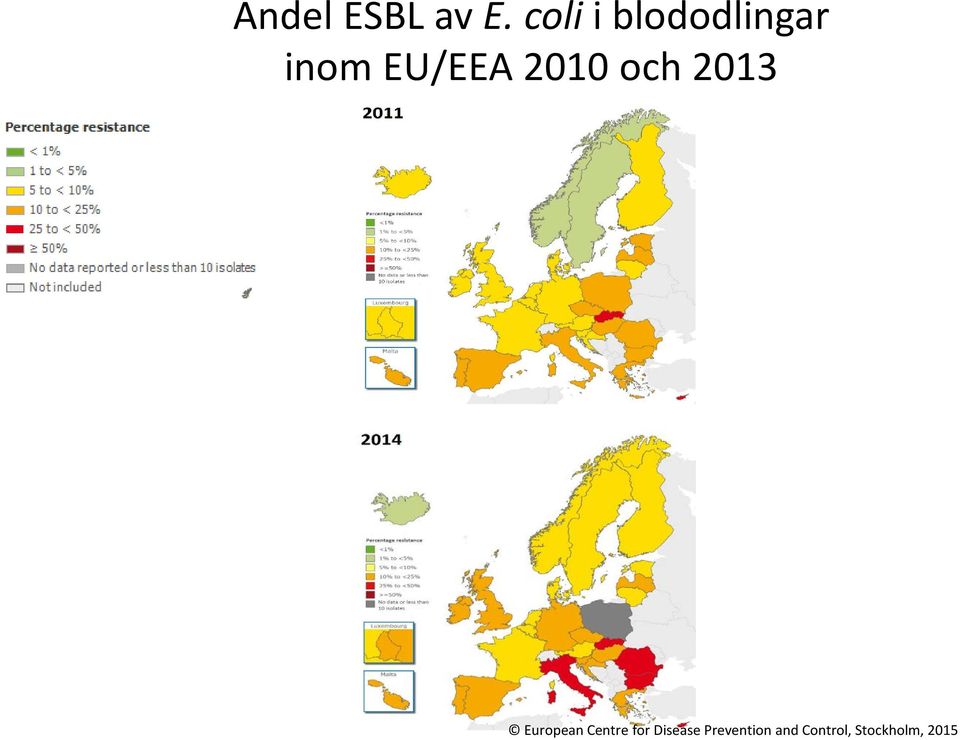 2010 och 2013 European Centre