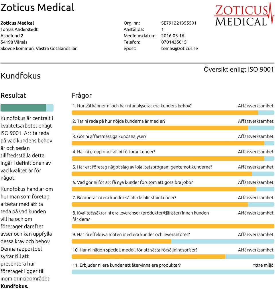 Att ta reda på vad kundens behov är och sedan tillfredsställa detta ingår i definitionen av vad kvalitet är för något.