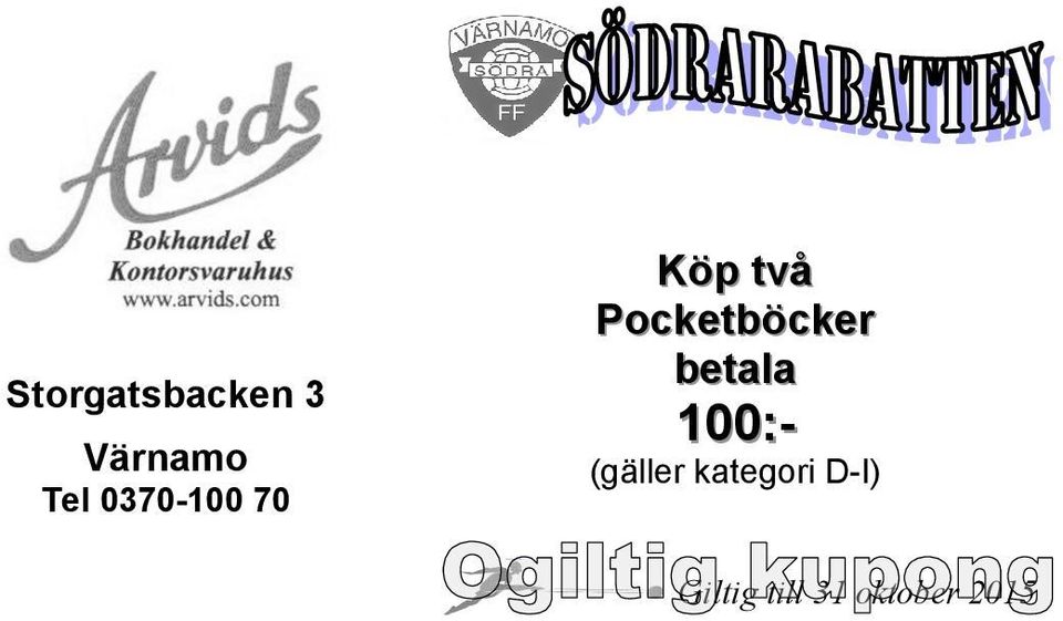 Pocketböcker betala