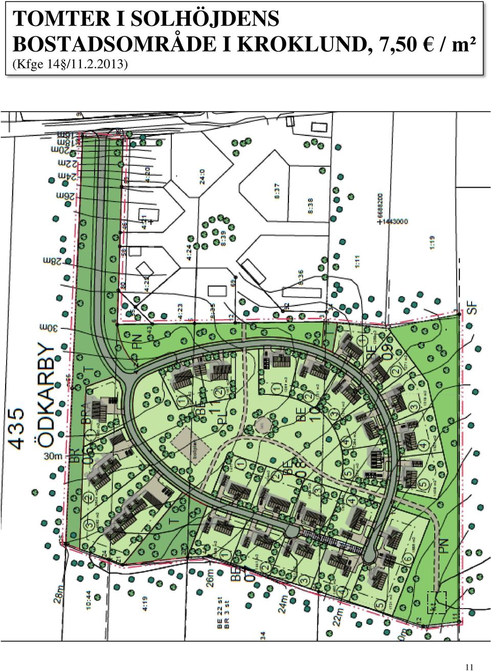 KROKLUND, 7,50 / m²