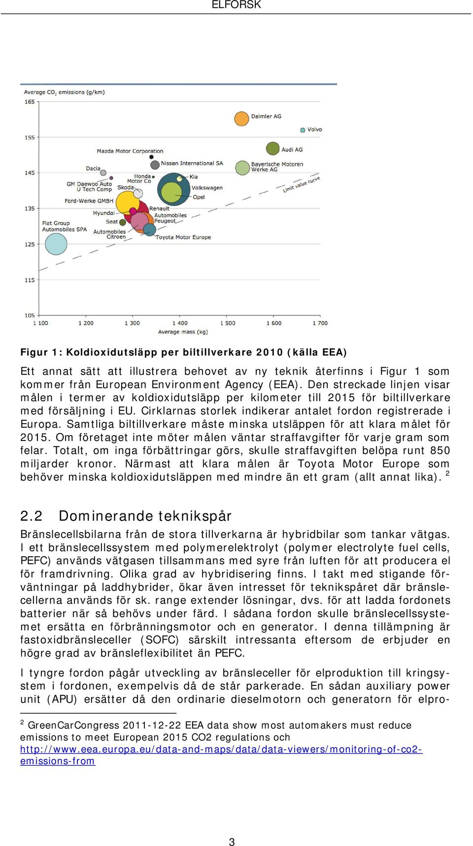 Samtliga biltillverkare måste minska utsläppen för att klara målet för 2015. Om företaget inte möter målen väntar straffavgifter för varje gram som felar.