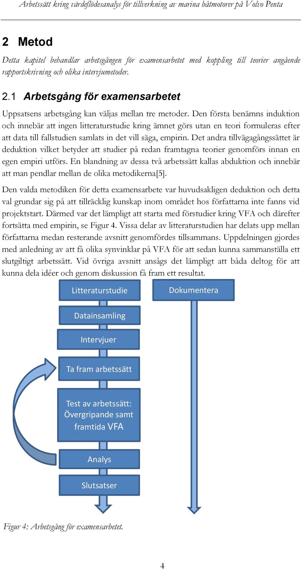 Den första benämns induktion och innebär att ingen litteraturstudie kring ämnet görs utan en teori formuleras efter att data till fallstudien samlats in det vill säga, empirin.