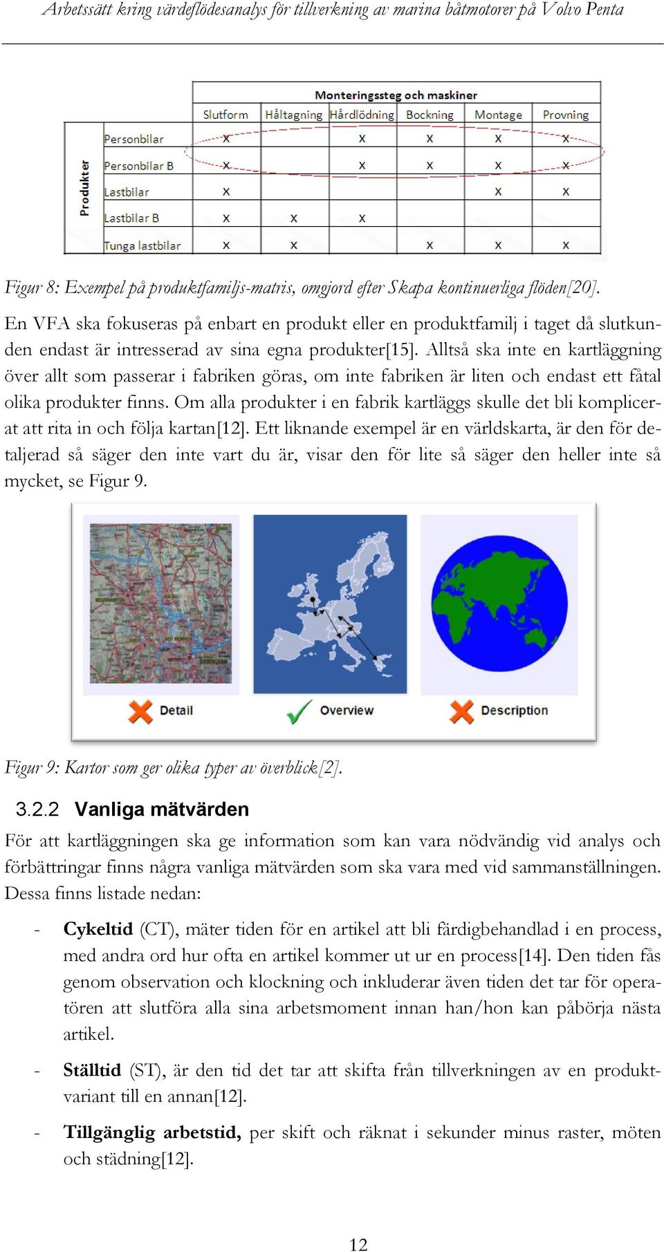 Alltså ska inte en kartläggning över allt som passerar i fabriken göras, om inte fabriken är liten och endast ett fåtal olika produkter finns.