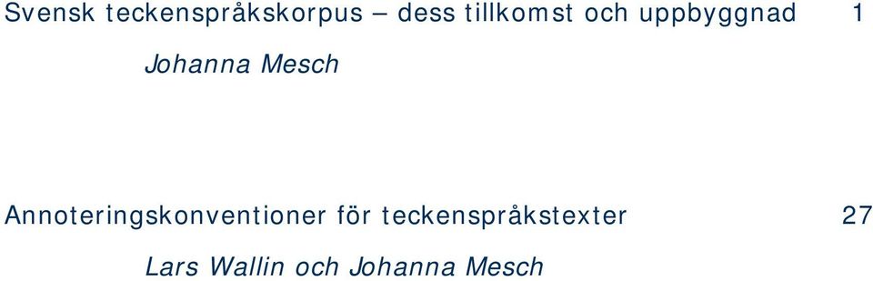 Mesch Annoteringskonventioner för