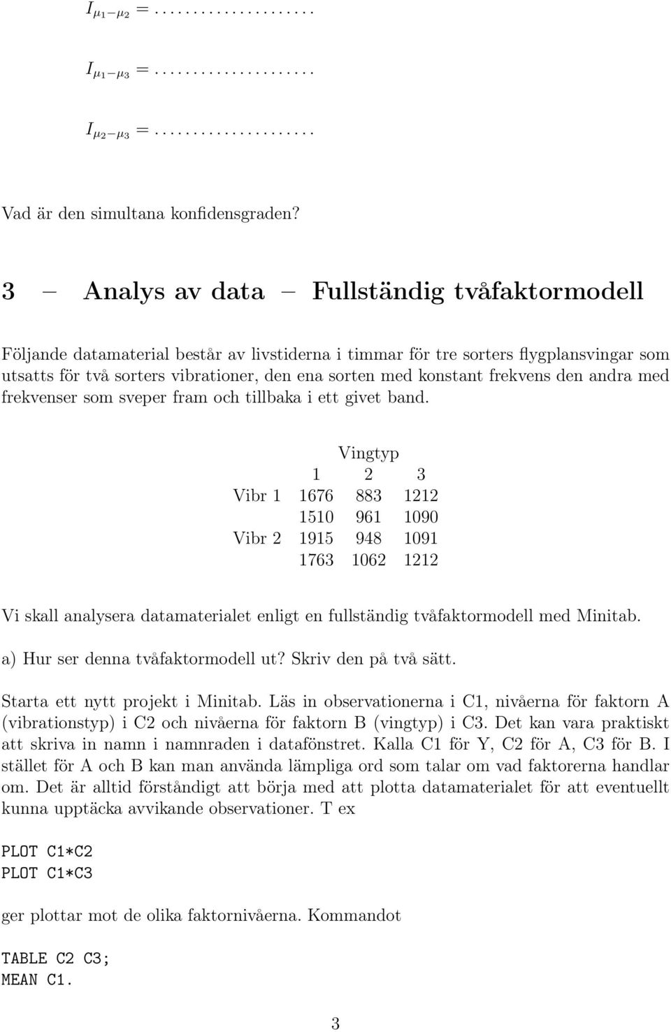 frekvens den andra med frekvenser som sveper fram och tillbaka i ett givet band.