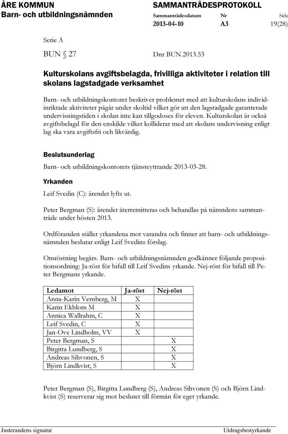 Kulturskolan är också avgiftsbelagd för den enskilde vilket kolliderar med att skolans undervisning enligt lag ska vara avgiftsfri och likvärdig.