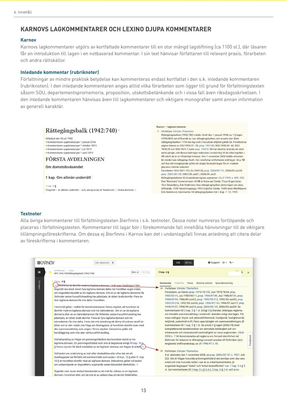 Inledande kommentar (rubriknoter) Författningar av mindre praktisk betydelse kan kommenteras endast kortfattat i den s.k. inledande kommentaren (rubriknoten).