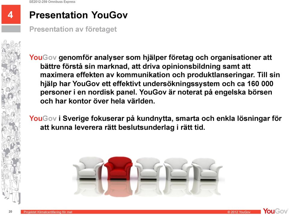 Till sin hjälp har YouGov ett effektivt undersökningssystem och ca 160 000 personer i en nordisk panel.