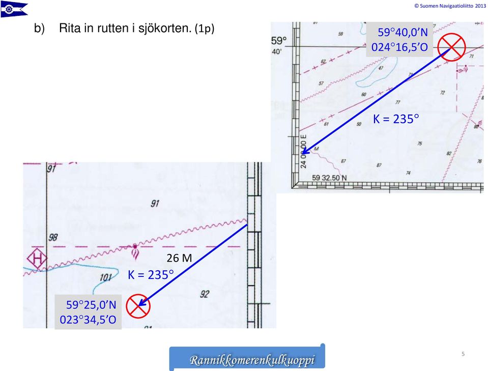 (1p) 59 40,0 N 024 16,5