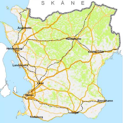 net, 2013-11-21 Rapport från Länsstyrelsen i Skåne,Stationsnära läge, 2010:1000, 2010 Region Skåne, ur