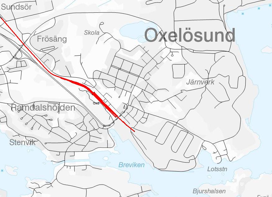 topoweb-karta Lantmäteriet, Geodatasamverkan Järnväg i OpenStreetMap