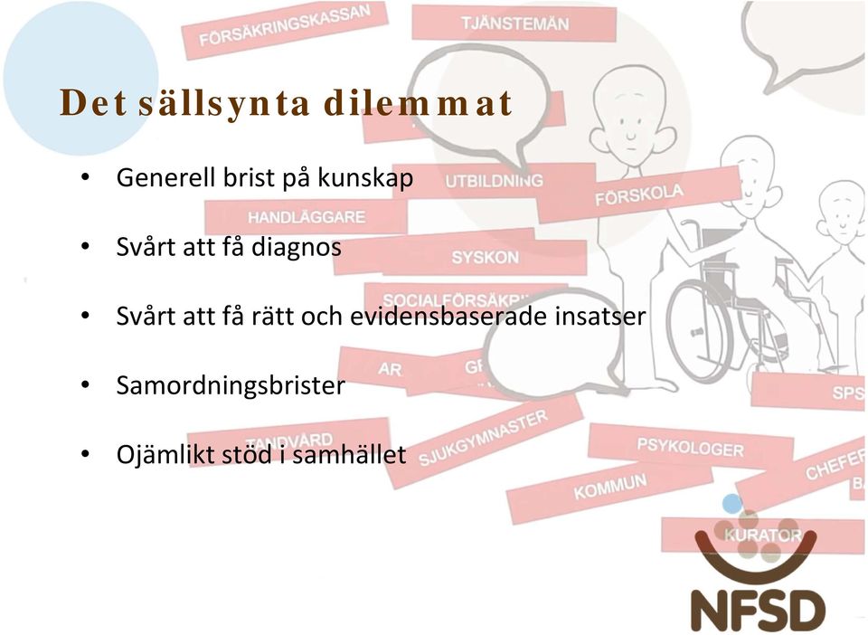 få rätt och evidensbaserade insatser