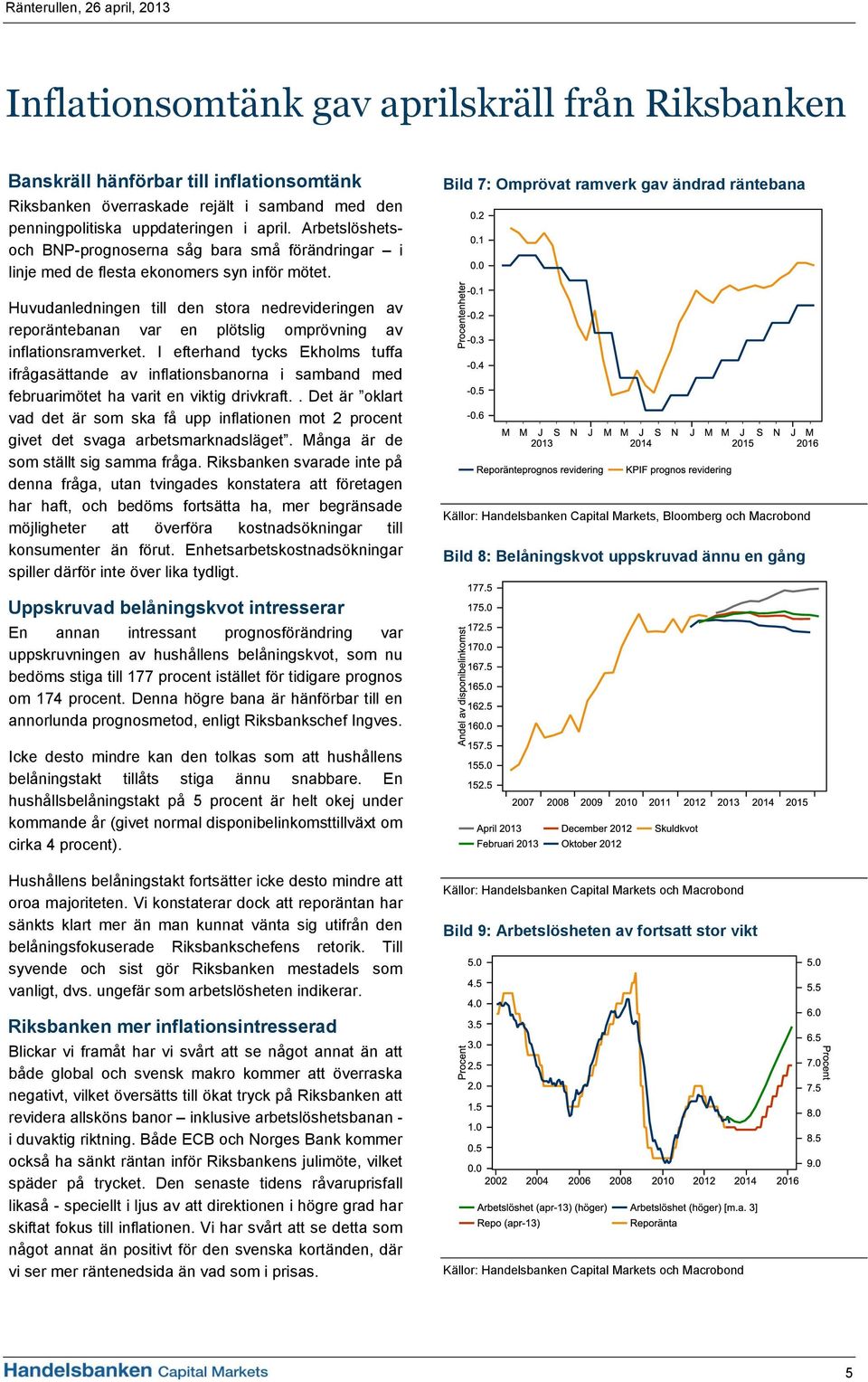 Huvudanledningen till den stora nedrevideringen av reporäntebanan var en plötslig omprövning av inflationsramverket.