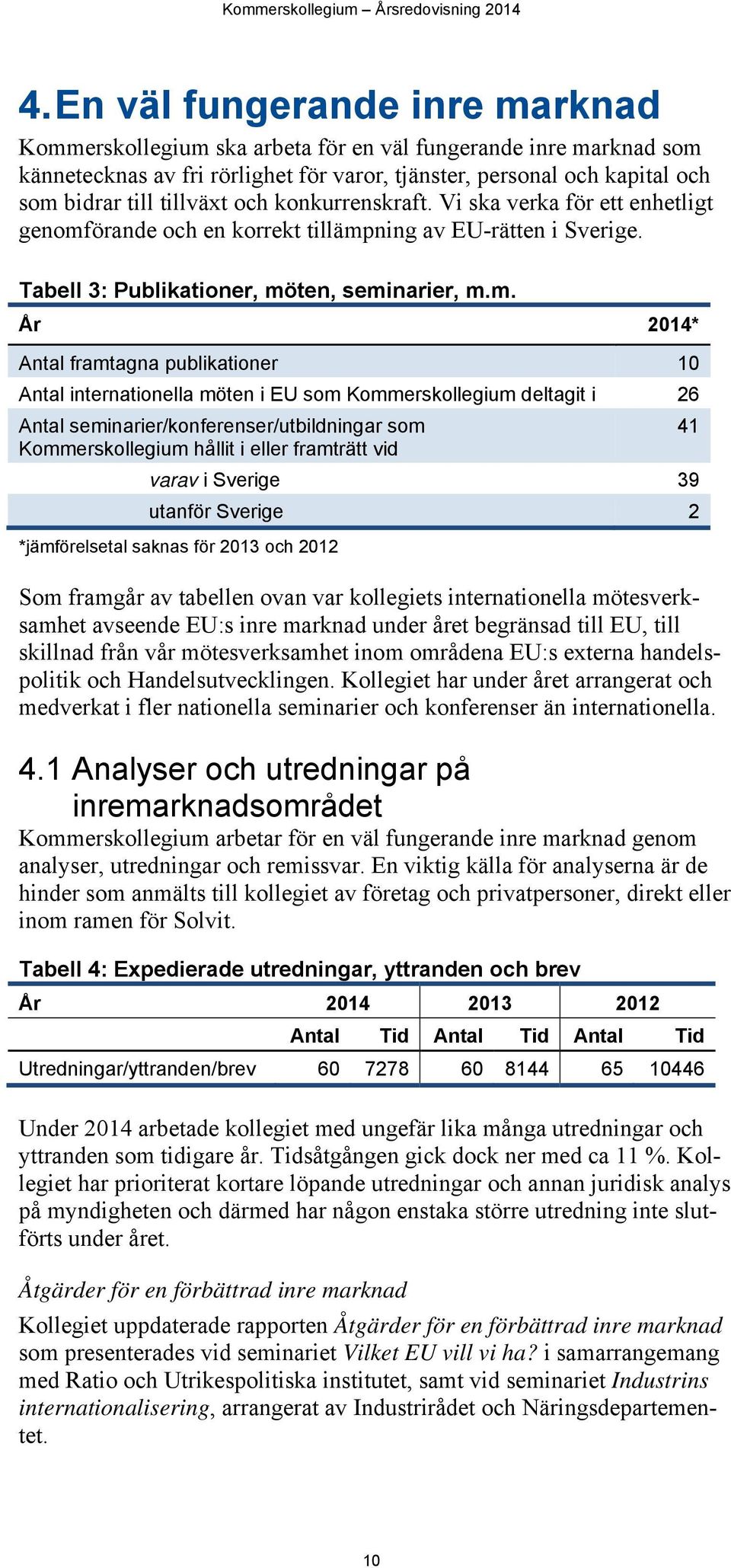 örande och en korrekt tillämp