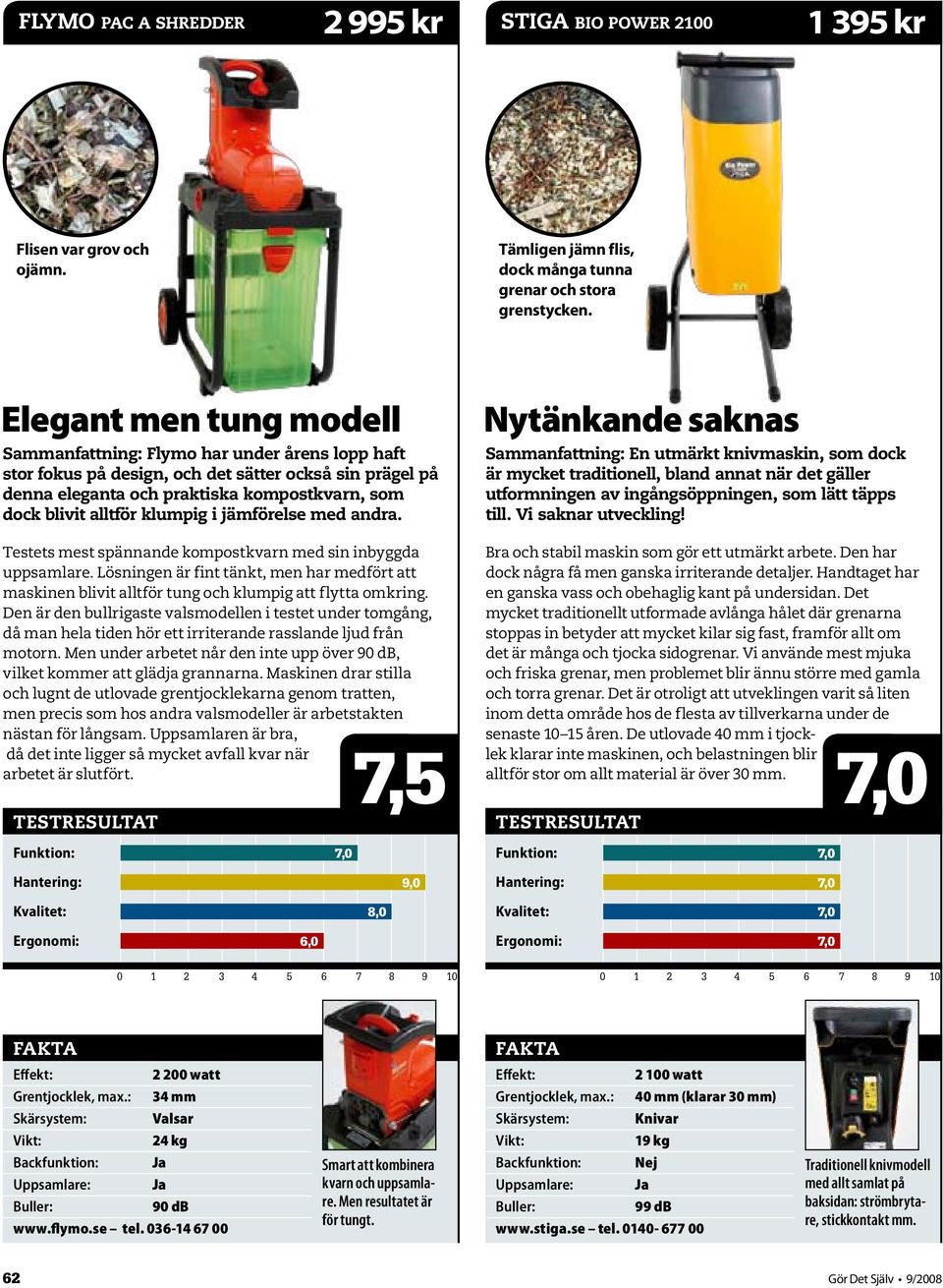 klumpig i jämförelse med andra. Testets mest spännande kompostkvarn med sin inbyggda uppsamlare.