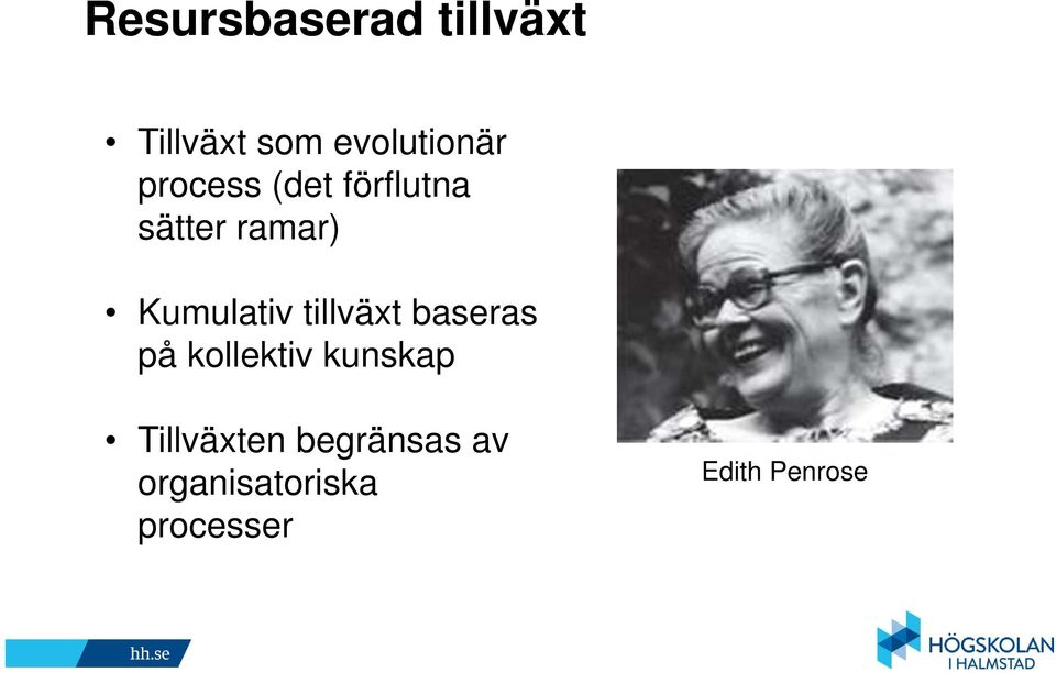 tillväxt baseras på kollektiv kunskap Tillväxten