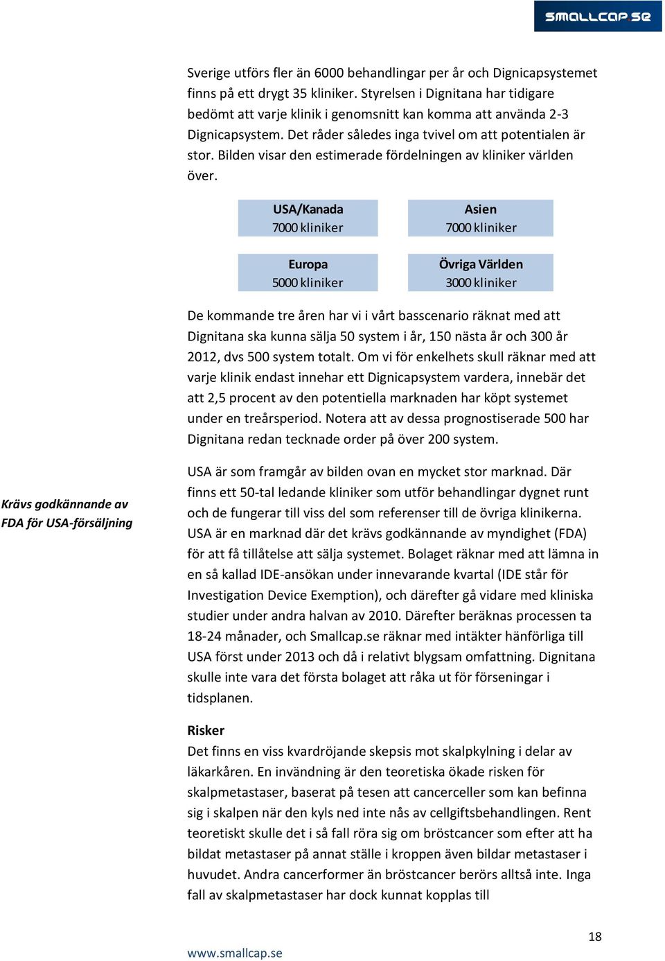 Bilden visar den estimerade fördelningen av kliniker världen över.