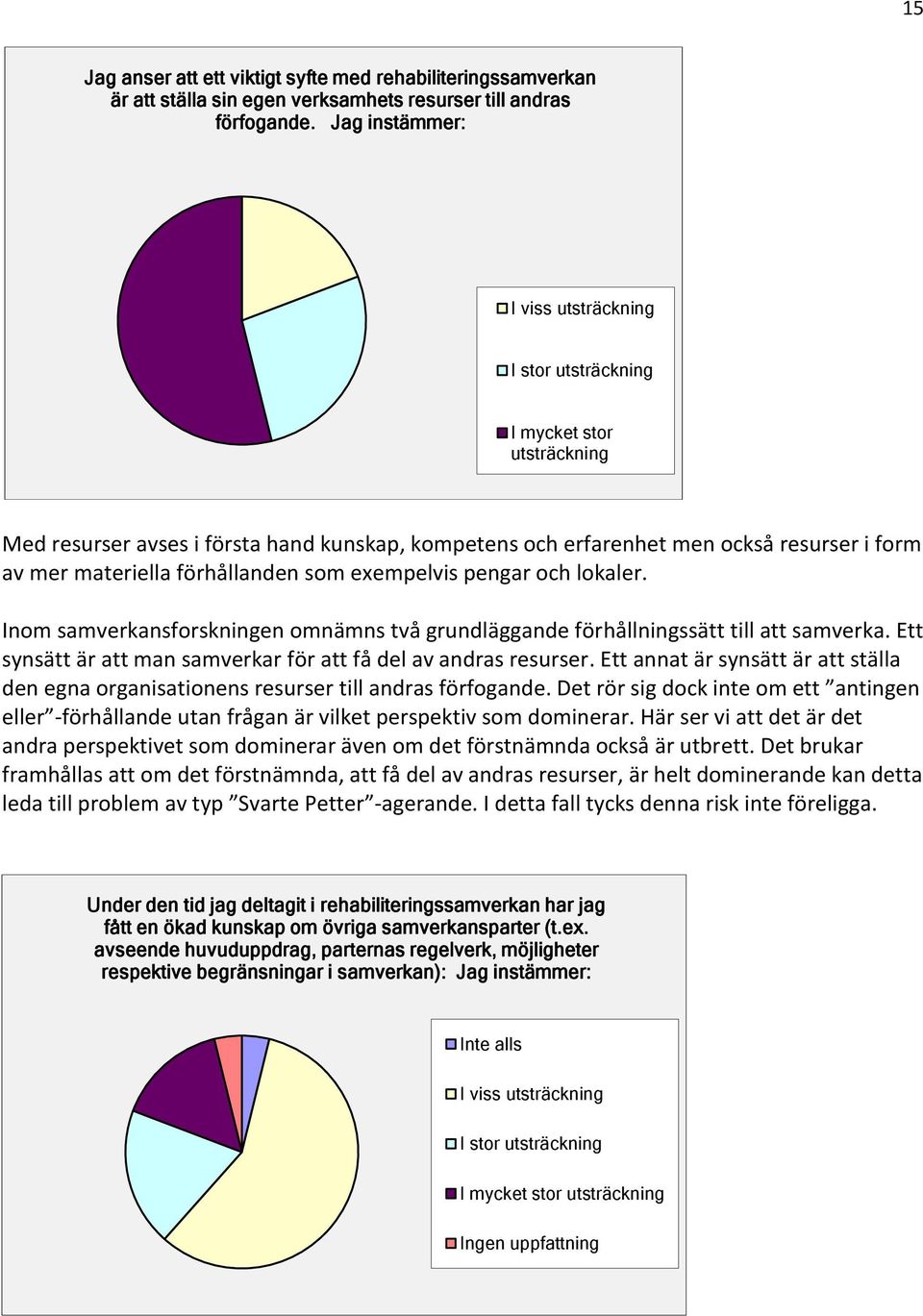 förhållanden som exempelvis pengar och lokaler. Inom samverkansforskningen omnämns två grundläggande förhållningssätt till att samverka.