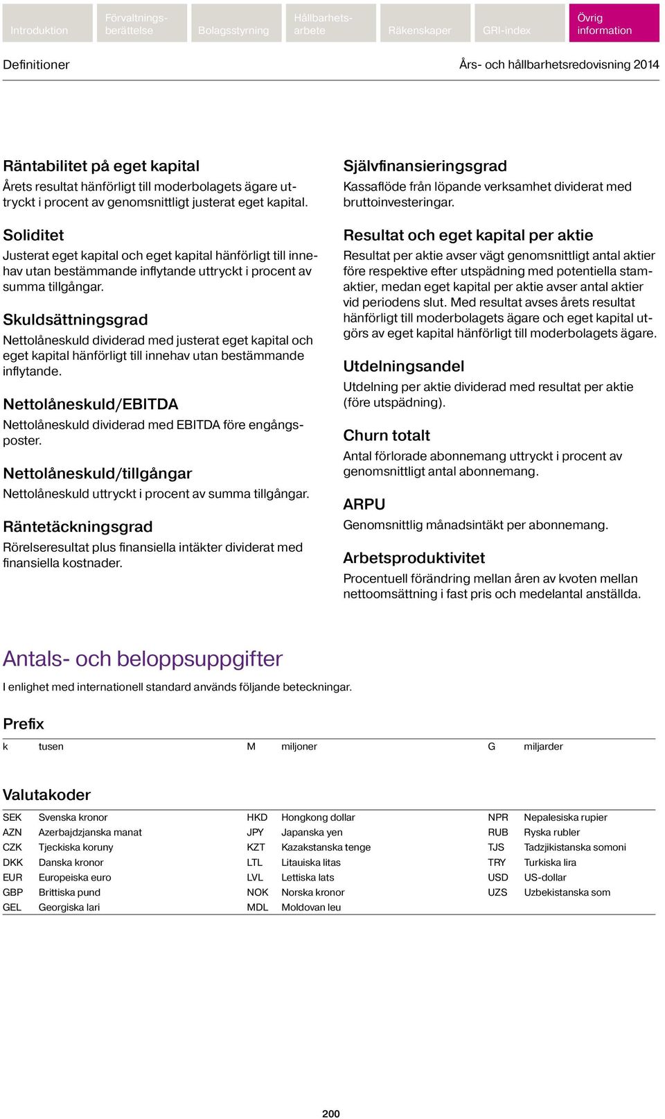 Skuldsättningsgrad Nettolåneskuld dividerad med justerat eget kapital och eget kapital hänförligt till innehav utan bestämmande inflytande.