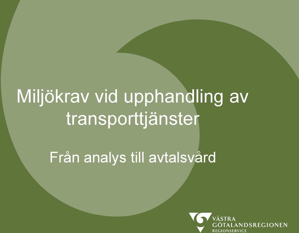 transporttjänster