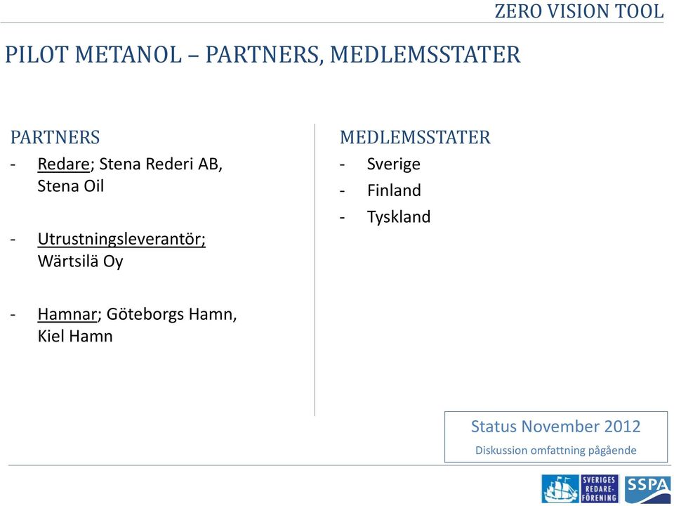 Wärtsilä Oy MEDLEMSSTATER Sverige Finland Tyskland Hamnar;