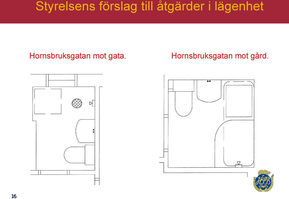 Hornsbruksgatan mot gata.