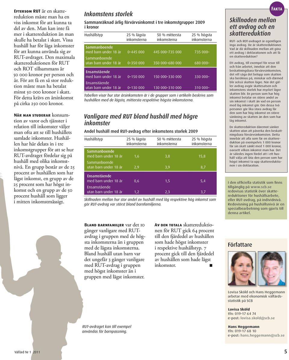 För att få en så stor reduktion måste man ha betalat minst 5 kronor i skatt. För detta krävs en årsinkomst på cirka 25 kronor.