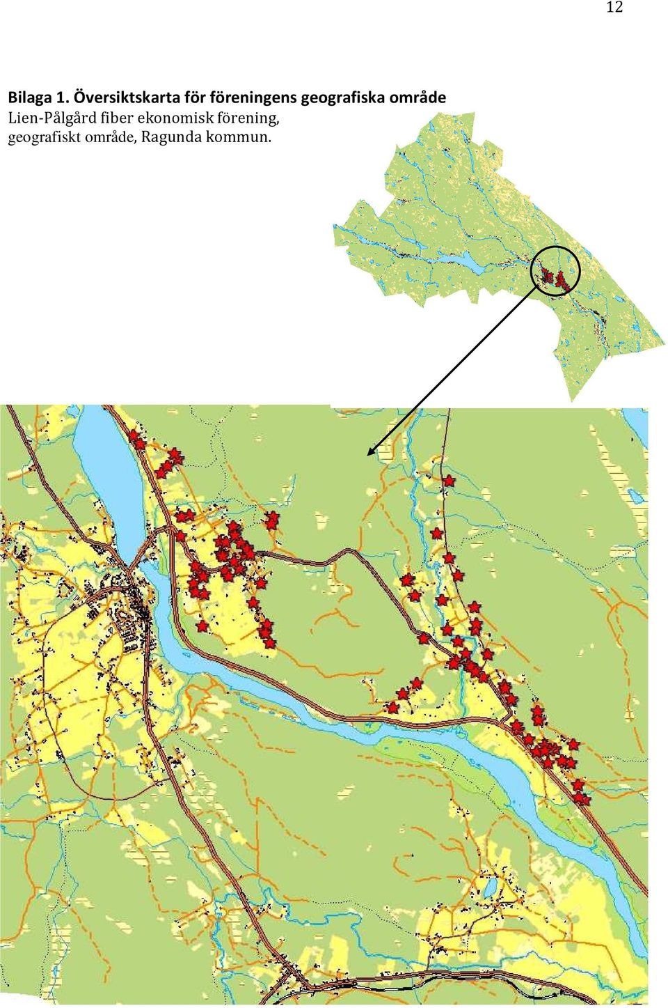 geografiska område Lien-Pålgård