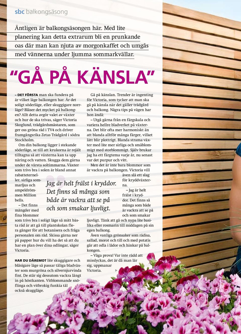 Allt detta avgör valet av växter och hur de ska trivas, säger Victoria Skoglund, trädgårdsmästaren, som ger oss gröna råd i TV4 och driver framgångsrika Zetas Trädgård i södra Stockholm.