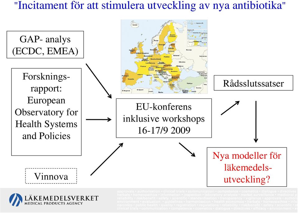 Health Systems and Policies Vinnova EU-konferens inklusive