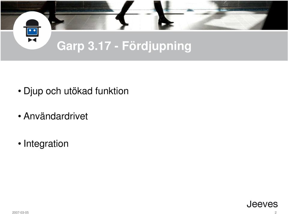 och utökad funktion