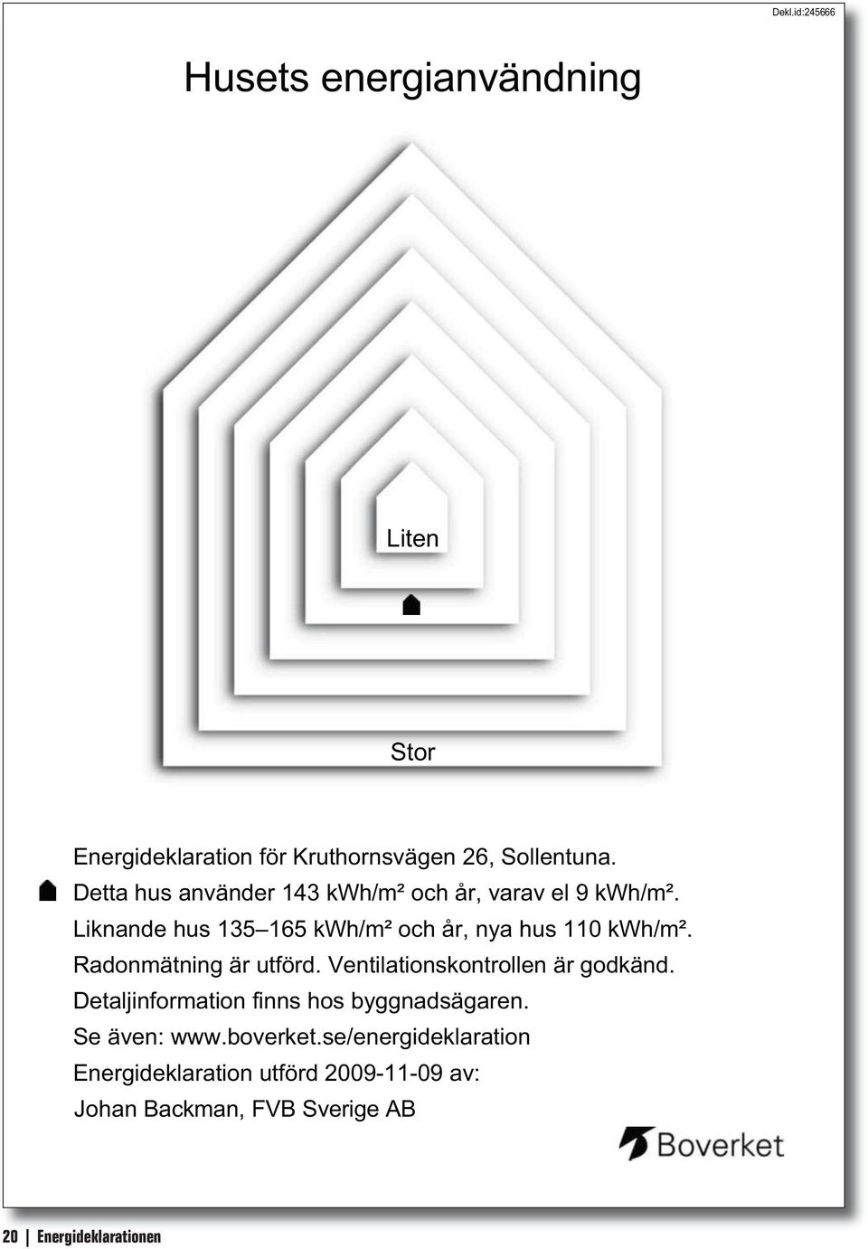 Detta hus använder 143 kwh/m² och