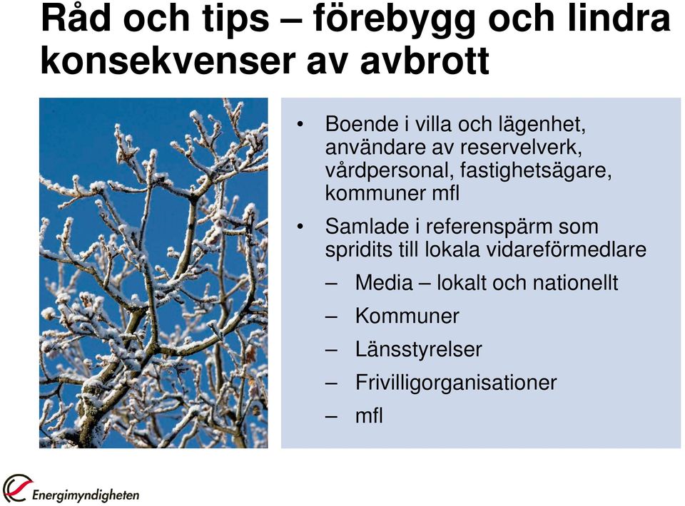 kommuner mfl Samlade i referenspärm som spridits till lokala