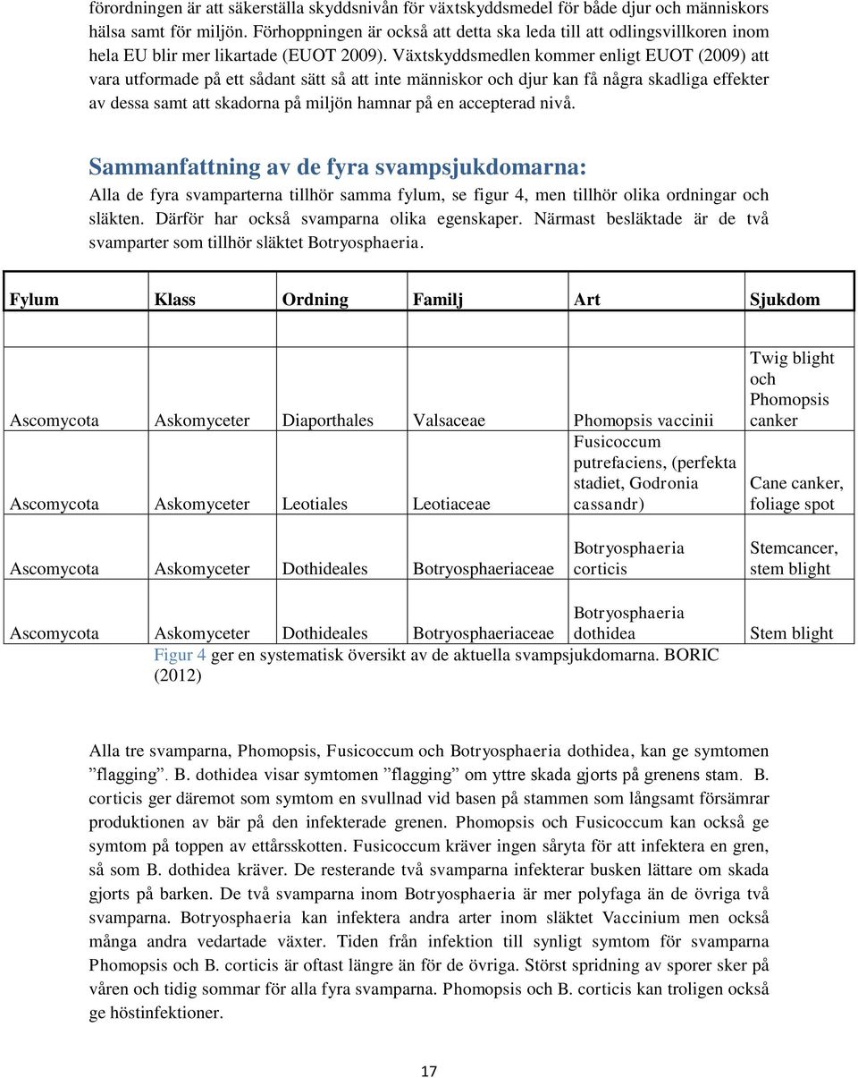 Växtskyddsmedlen kommer enligt EUOT (2009) att vara utformade på ett sådant sätt så att inte människor och djur kan få några skadliga effekter av dessa samt att skadorna på miljön hamnar på en