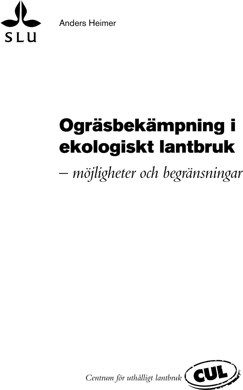 ekologiskt lantbruk