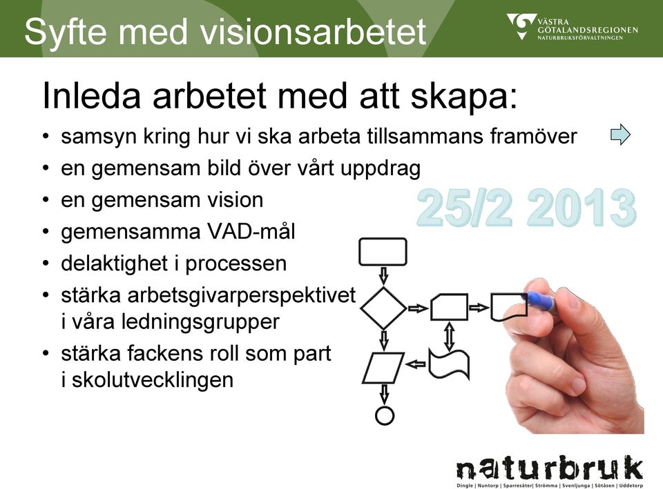 gemensam vision gemensamma VAD-mål delaktighet i processen stärka