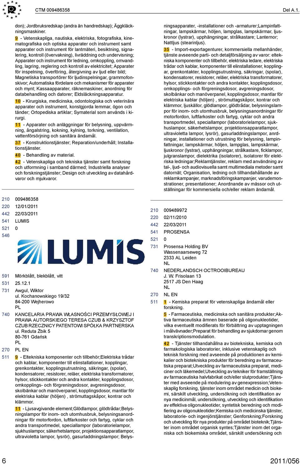 (övervakning), livräddning och undervisning; Apparater och instrument för ledning, omkoppling, omvandling, lagring, reglering och kontroll av elektricitet; Apparater för inspelning, överföring,