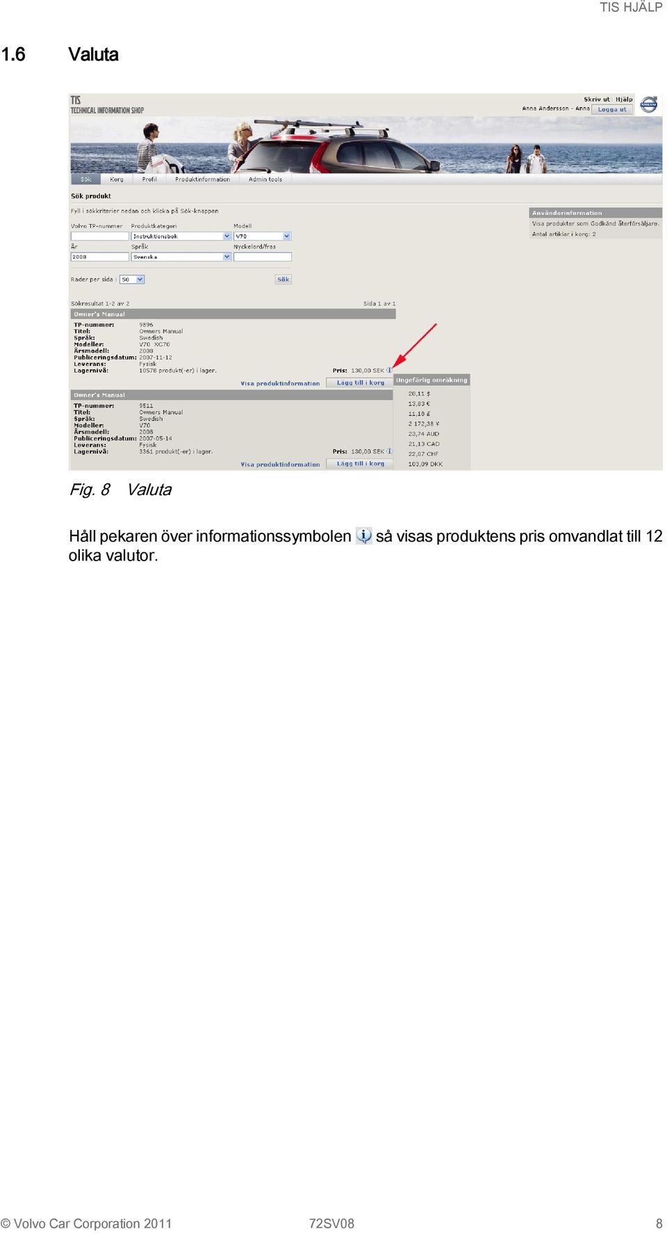 informationssymbolen så visas