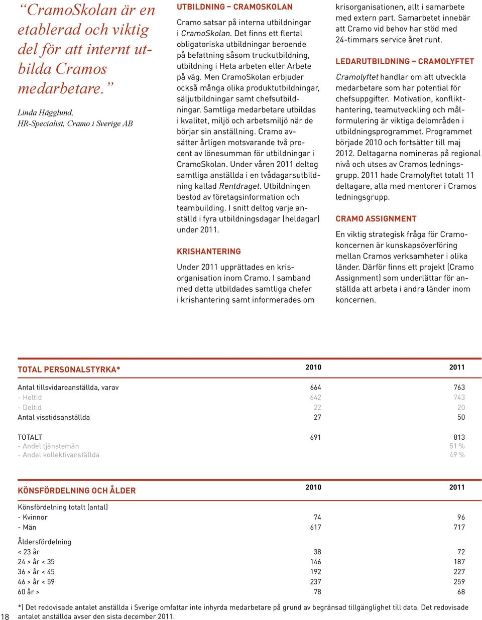 Det finns ett flertal obligatoriska utbildningar beroende på befattning såsom truckutbildning, utbildning i Heta arbeten eller Arbete på väg.