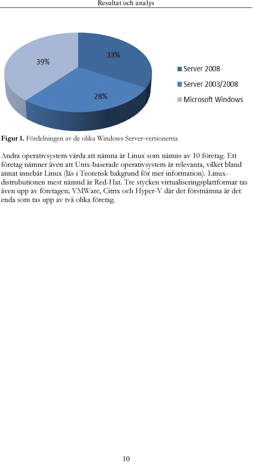 Ett företag nämner även att Unix-baserade operativsystem är relevanta, vilket bland annat innebär Linux (läs i Teoretisk