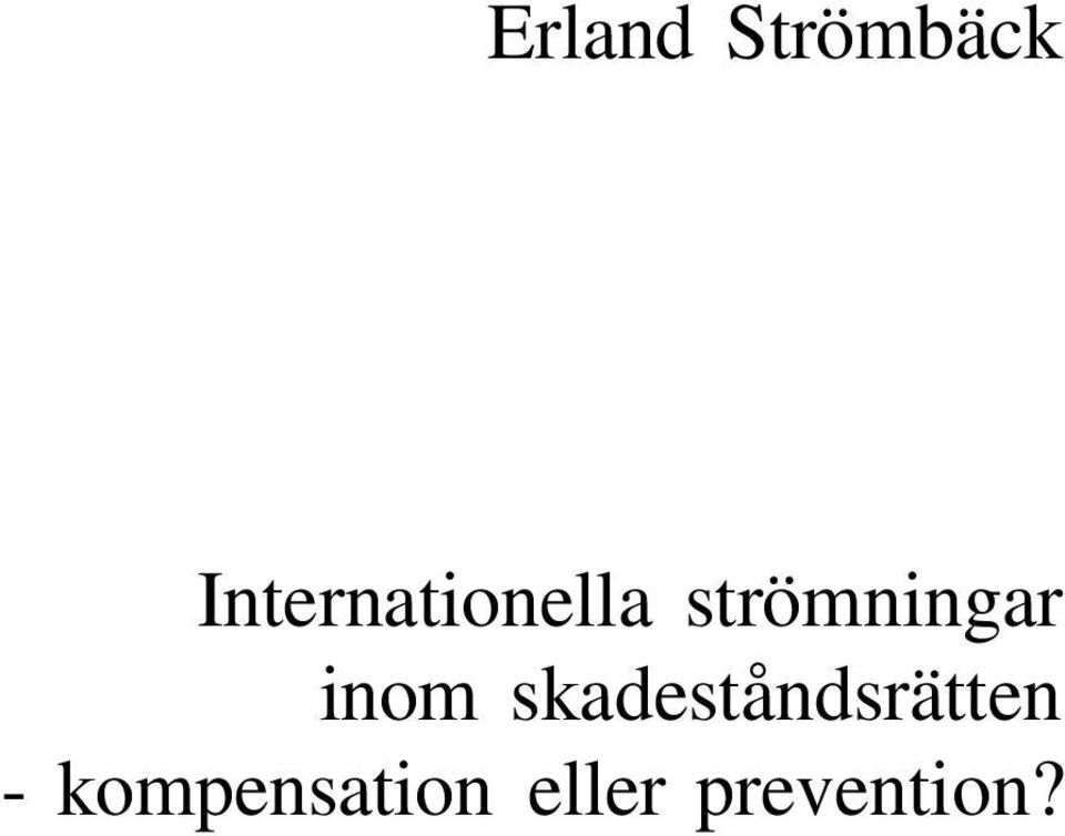 strömningar inom